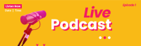 Live Podcast Twitter Header Image Preview