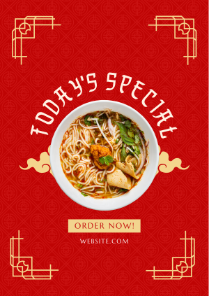 Special Oriental Noodles Poster Image Preview