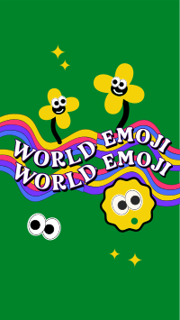 Psychedelic Emoji Instagram reel Image Preview