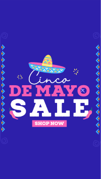 Party with Sombrero Sale Facebook story Image Preview