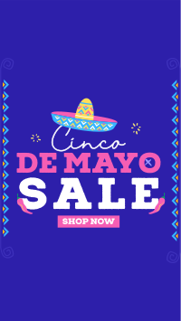 Party with Sombrero Sale Facebook Story Image Preview