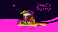 Ladies Night Cocktails Facebook event cover Image Preview