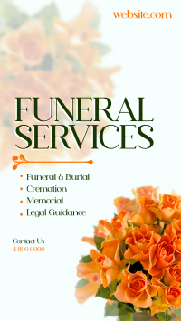 Funeral Flowers TikTok video Image Preview