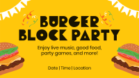 Burger Block Party Video Design