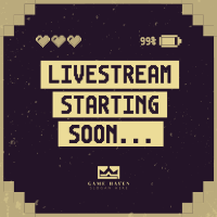 Livestream Start Gaming Instagram Post Image Preview