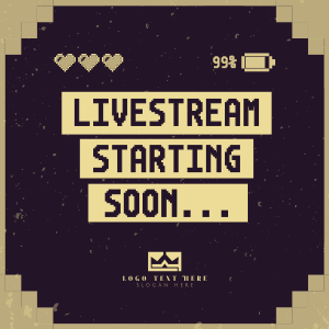 Livestream Start Gaming Instagram post Image Preview