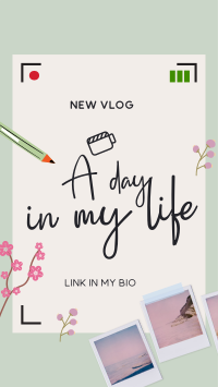 Film Daily Vlog Instagram Story Design