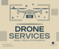 Drone Service Solutions Facebook Post Design