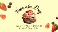 Pancakes & Berries Facebook Event Cover Design