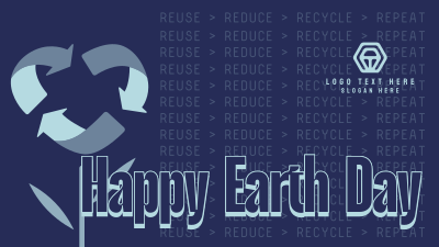 Earth Day Recycle Facebook event cover Image Preview