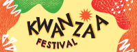 Kwanzaa Festival Greeting Facebook Cover Design