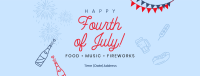 4th of July Celebration Facebook cover Image Preview