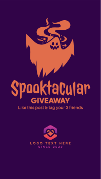 Spooktacular Giveaway Facebook Story Design