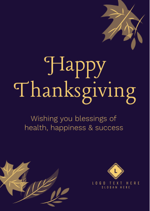 Happy Thanksgiving Poster Image Preview