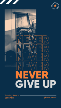 Never Give Up Facebook story Image Preview