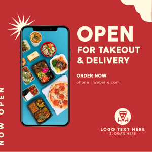 Food App Instagram post Image Preview