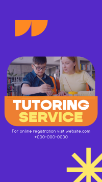 Kids Tutoring Service Facebook story Image Preview