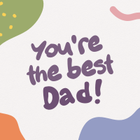 Dad's Day Doodle Instagram Post Design