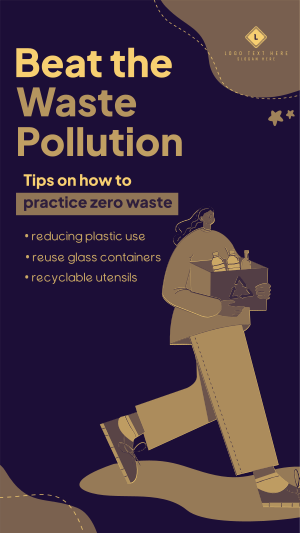 Beat Waste Pollution Facebook story Image Preview