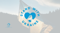 Stand with Ukraine Facebook Event Cover Design