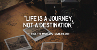 Life is a Journey Facebook Ad Design