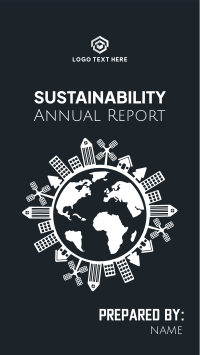 Sustainability Annual Report Instagram Story Design
