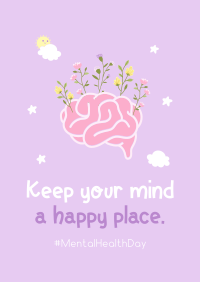 Grow Positive Thoughts Poster Image Preview