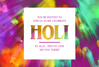 Holi Rays Pinterest Cover Image Preview