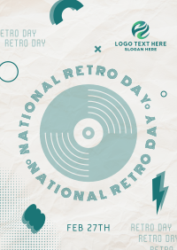 Disco Retro Day Poster Design