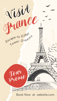 Eiffel Tower Dreams Facebook Story Image Preview