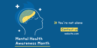 Mental Health Month Twitter post | BrandCrowd Twitter post Maker