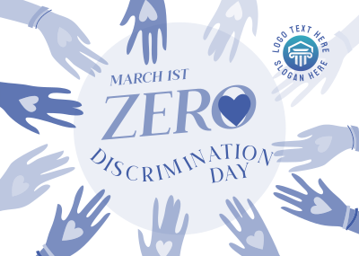 Zero Discrimination Day Celeb Postcard Image Preview