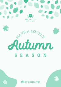 Autumn Leaf Mosaic Flyer Image Preview