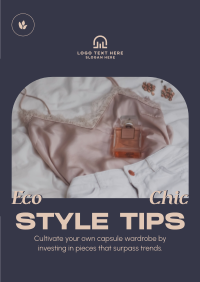 Eco Chic Tips Poster Image Preview