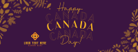 Floral Canada Day Facebook cover Image Preview