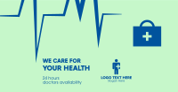 We Care for Your Health Facebook Ad Design