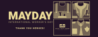 Thank you Workers Facebook cover Image Preview