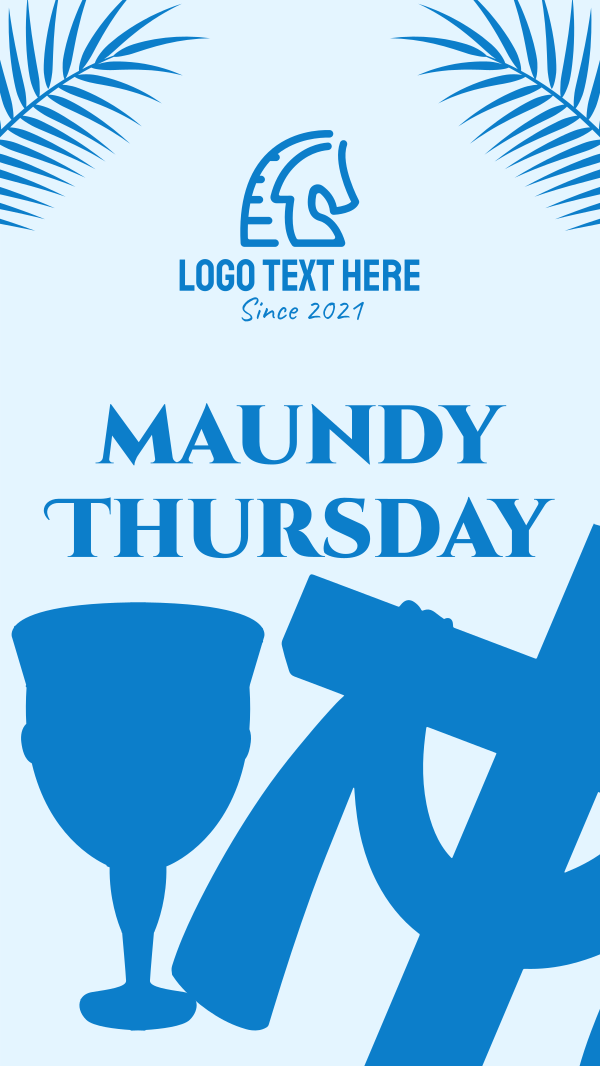 Maundy Thursday Holy Thursday Instagram Story Design