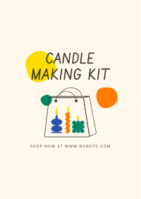 Candle Making Kit Flyer Design