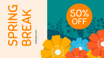 Spring Break Sale Facebook event cover Image Preview