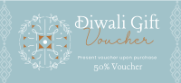 Diwali Lantern Gift Certificate Design