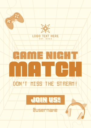 Game Night Match Poster Image Preview