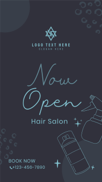 Hair Salon Opening TikTok Video Preview