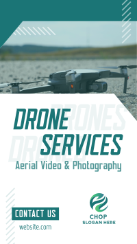 Drone Technology Facebook Story Design