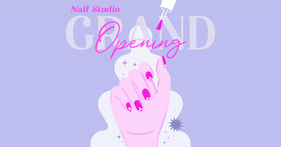 Nail Salon Opening Facebook ad Image Preview