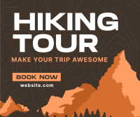 Awesome Hiking Experience Facebook Post Design