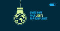 Earth Hour Lights Off Facebook Ad Design
