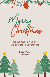 Christmas Celebration Invitation | BrandCrowd Invitation Maker