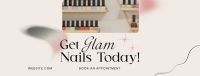 Salon Glam Nails Facebook Cover Design