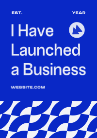 Business Launch Poster Preview